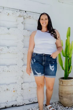 Proud Poppy Clothing Layni Denim Shorts Outlet