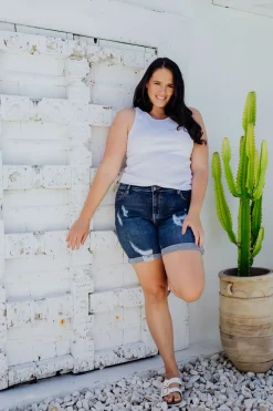 Proud Poppy Clothing Layni Denim Shorts Outlet