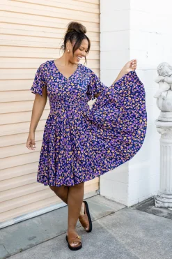 Proud Poppy Clothing Lina Dress in Purple Leopard PurpleLeopard Fashion