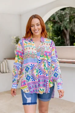 Proud Poppy Clothing Lina Shirt in Limoncello Sale