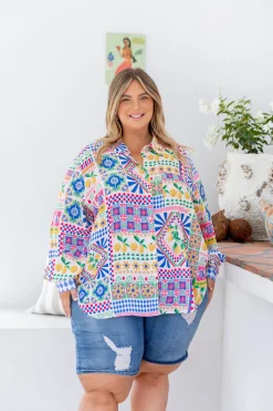 Proud Poppy Clothing Lina Shirt in Limoncello Sale
