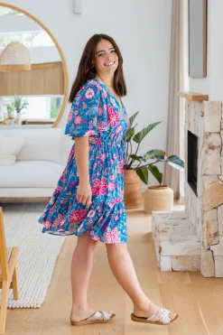 Proud Poppy Clothing Lisa Dress in Paisley Floral PaisleyFloral New