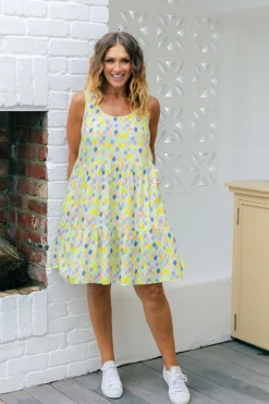Proud Poppy Clothing Lover Dress in Diced New