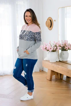 Proud Poppy Clothing Luna Hoodie in Pink Clearance