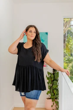Proud Poppy Clothing Margot Top in Black Discount
