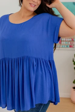 Proud Poppy Clothing Margot Top in Cobalt Best