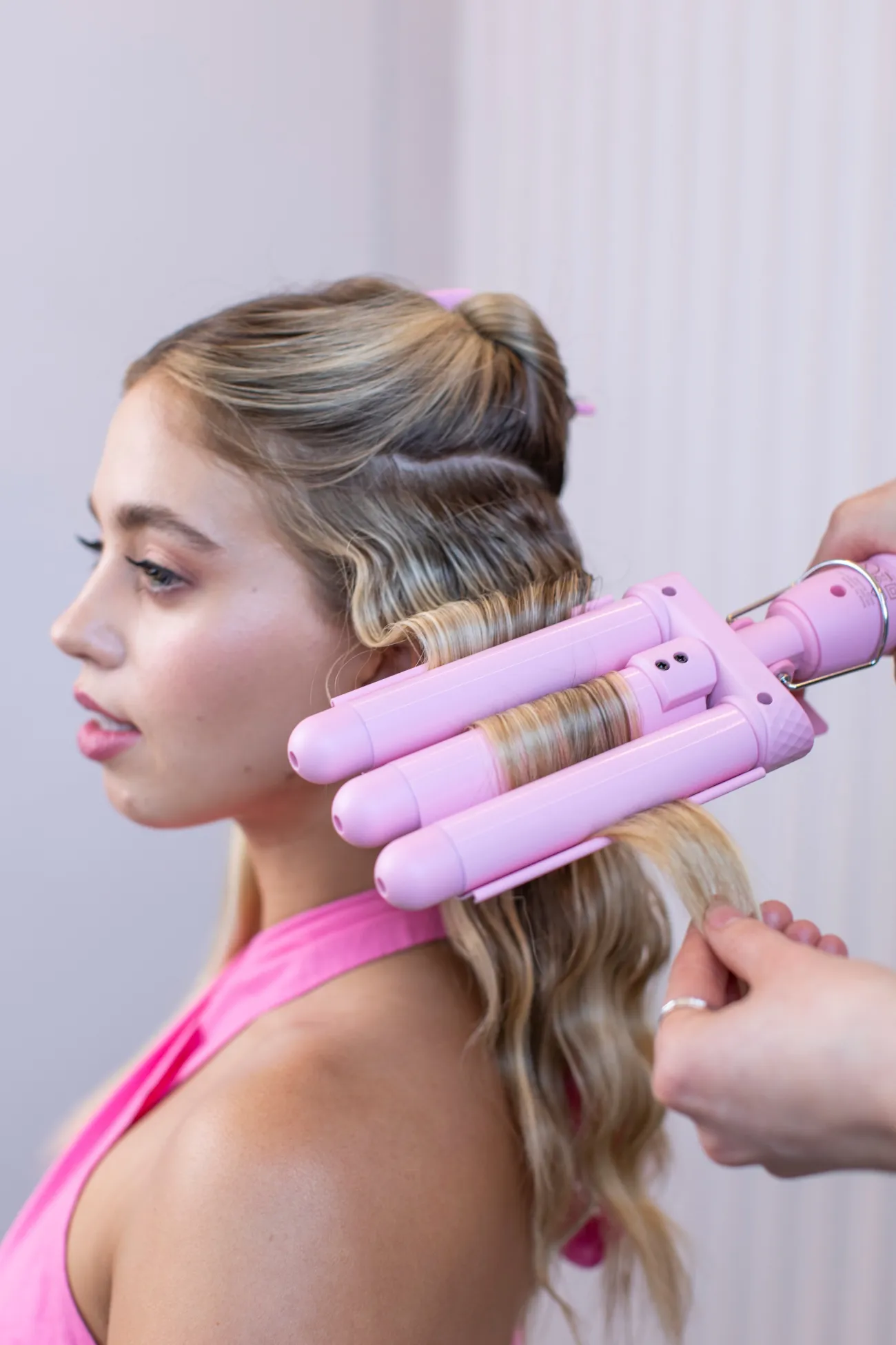 Proud Poppy Clothing Mermade Hair PRO Mini Pink Hair Waver - 25mm Discount
