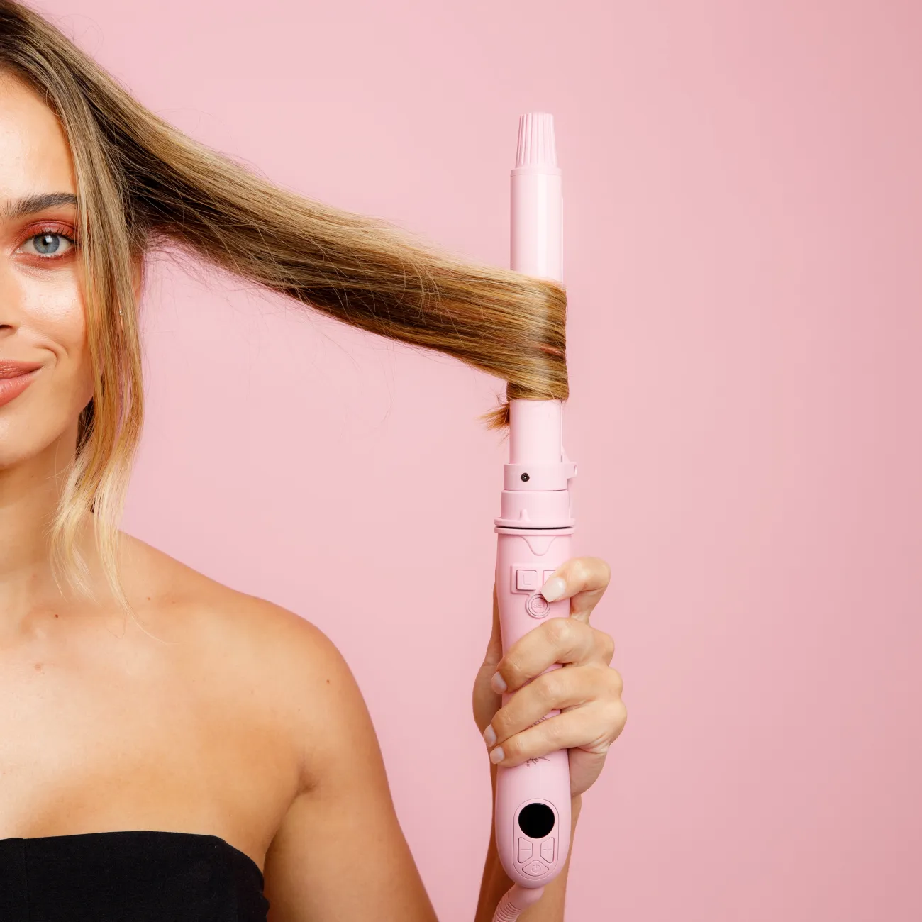 Proud Poppy Clothing Mermade Hair Spin Curling Wand 25mm Pink CurlingWand25mmPink Online