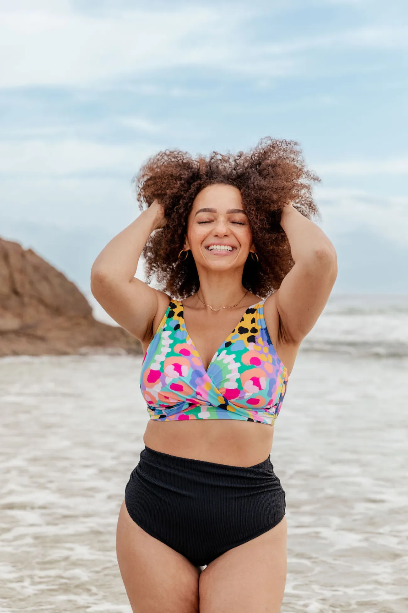 Proud Poppy Clothing Miami Bikini Pants in Black Clearance
