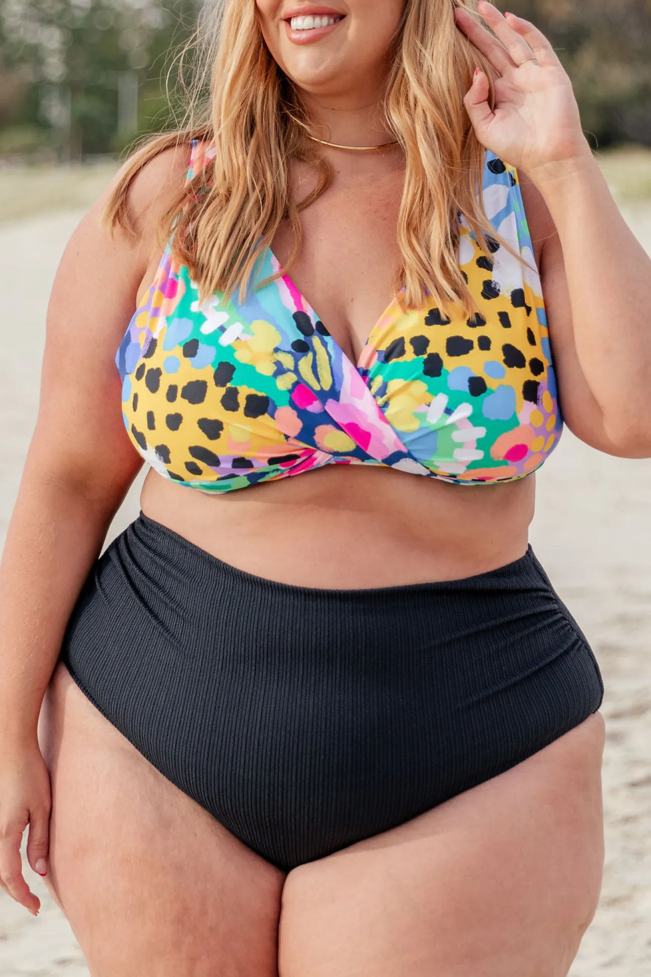 Proud Poppy Clothing Miami Bikini Pants in Black Clearance