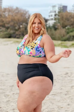 Proud Poppy Clothing Miami Bikini Pants in Black Clearance