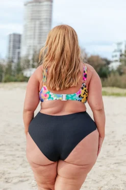 Proud Poppy Clothing Miami Bikini Pants in Black Clearance