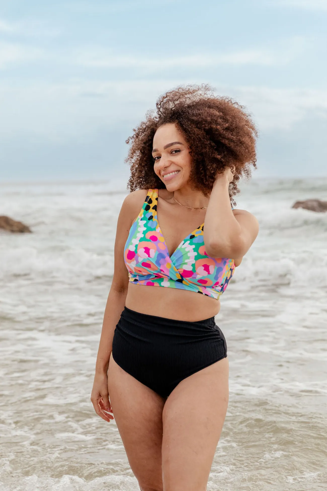 Proud Poppy Clothing Miami Bikini Pants in Black Clearance