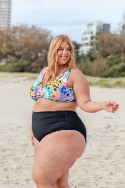 Proud Poppy Clothing Miami Bikini Pants in Black Clearance