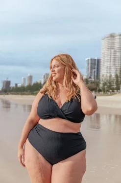 Proud Poppy Clothing Miami Bikini Pants in Black Clearance