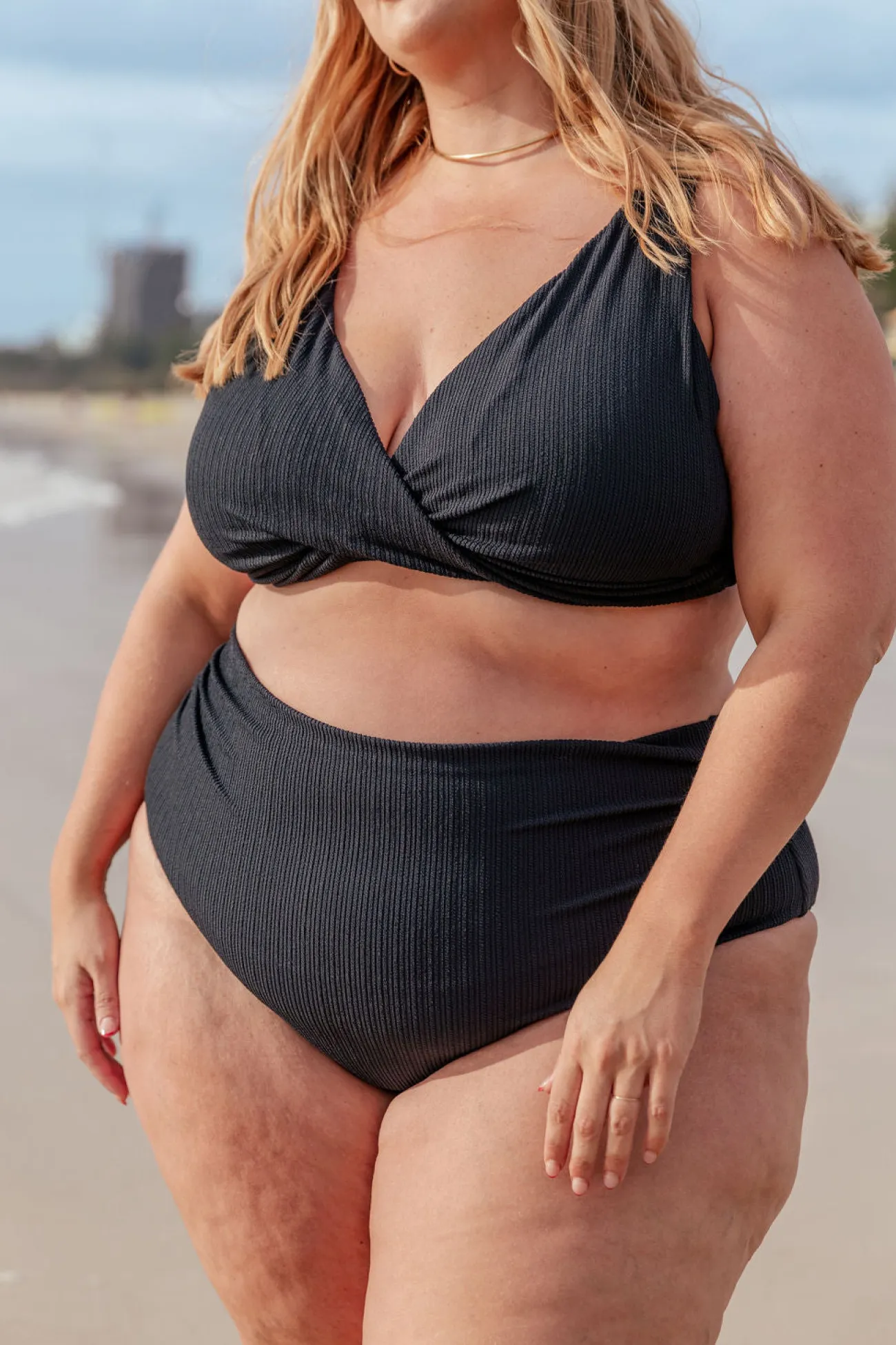 Proud Poppy Clothing Miami Bikini Pants in Black Clearance
