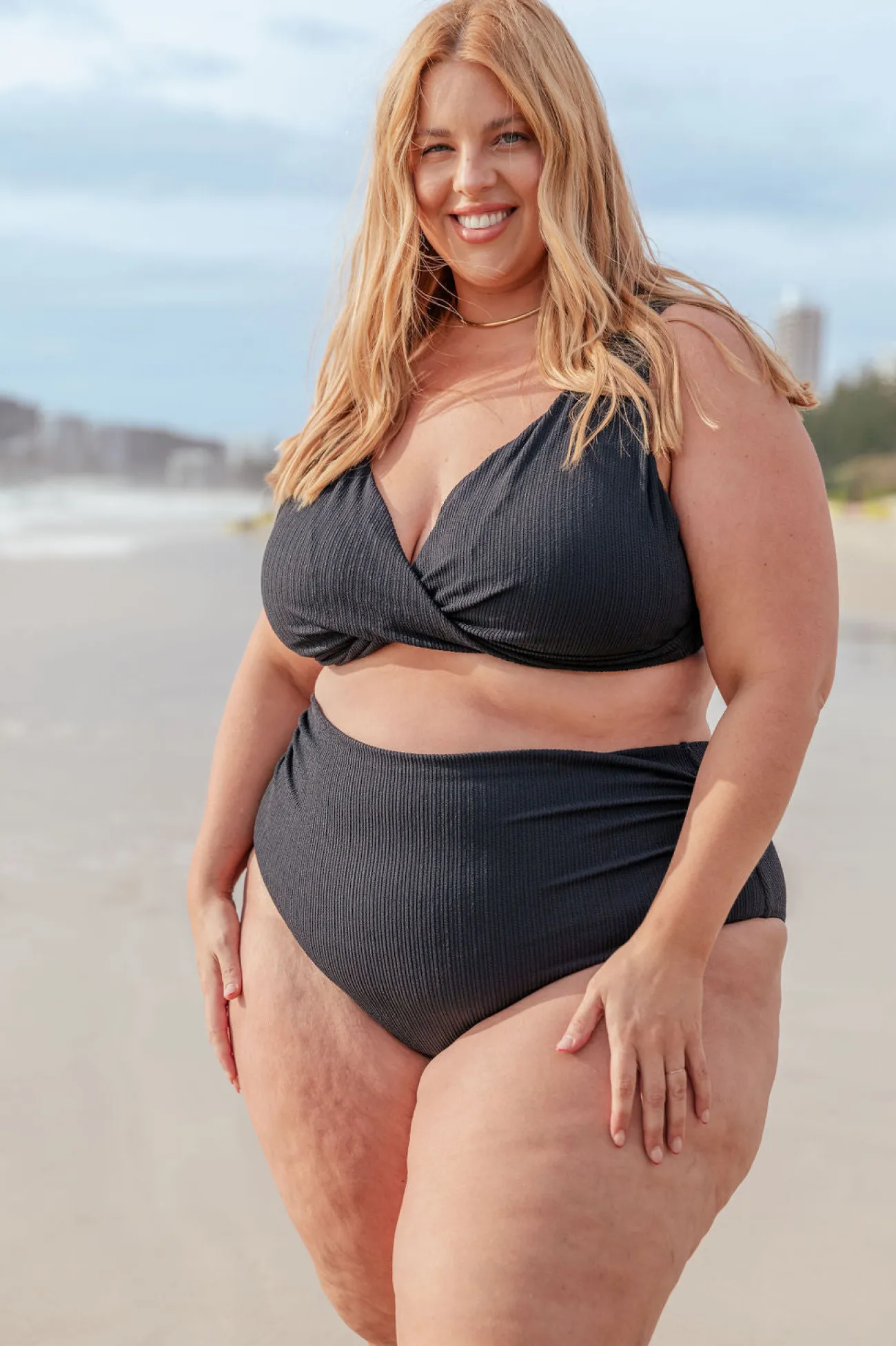 Proud Poppy Clothing Miami Bikini Pants in Black Clearance