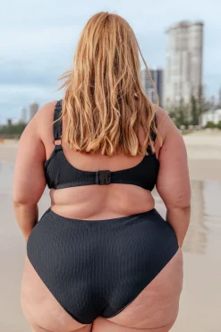 Proud Poppy Clothing Miami Bikini Pants in Black Clearance