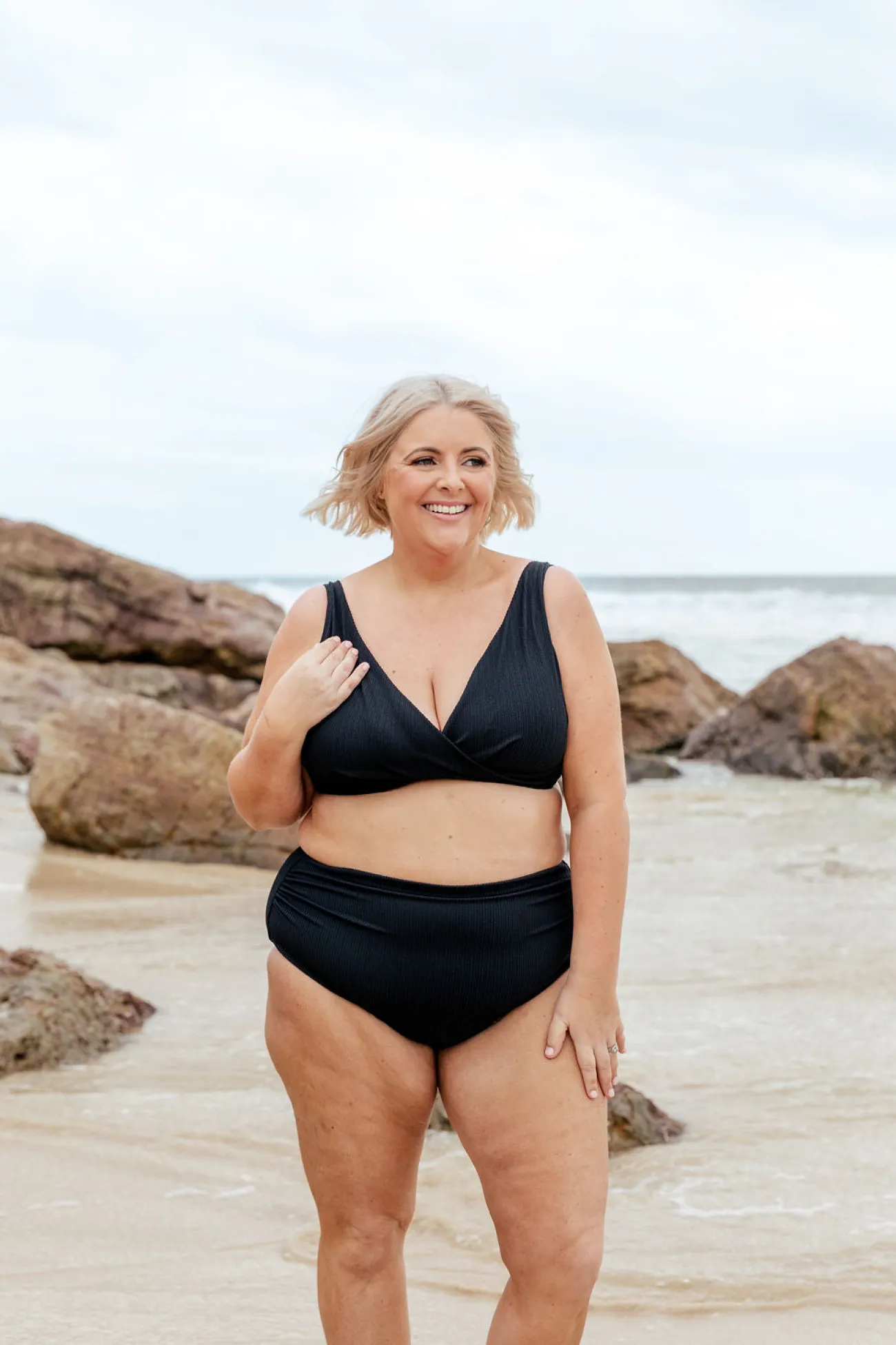Proud Poppy Clothing Miami Bikini Pants in Black Clearance