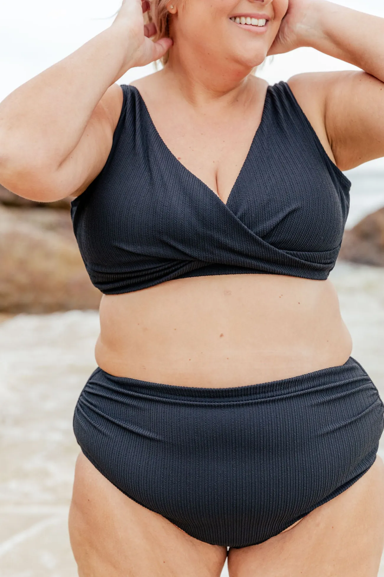 Proud Poppy Clothing Miami Bikini Pants in Black Clearance