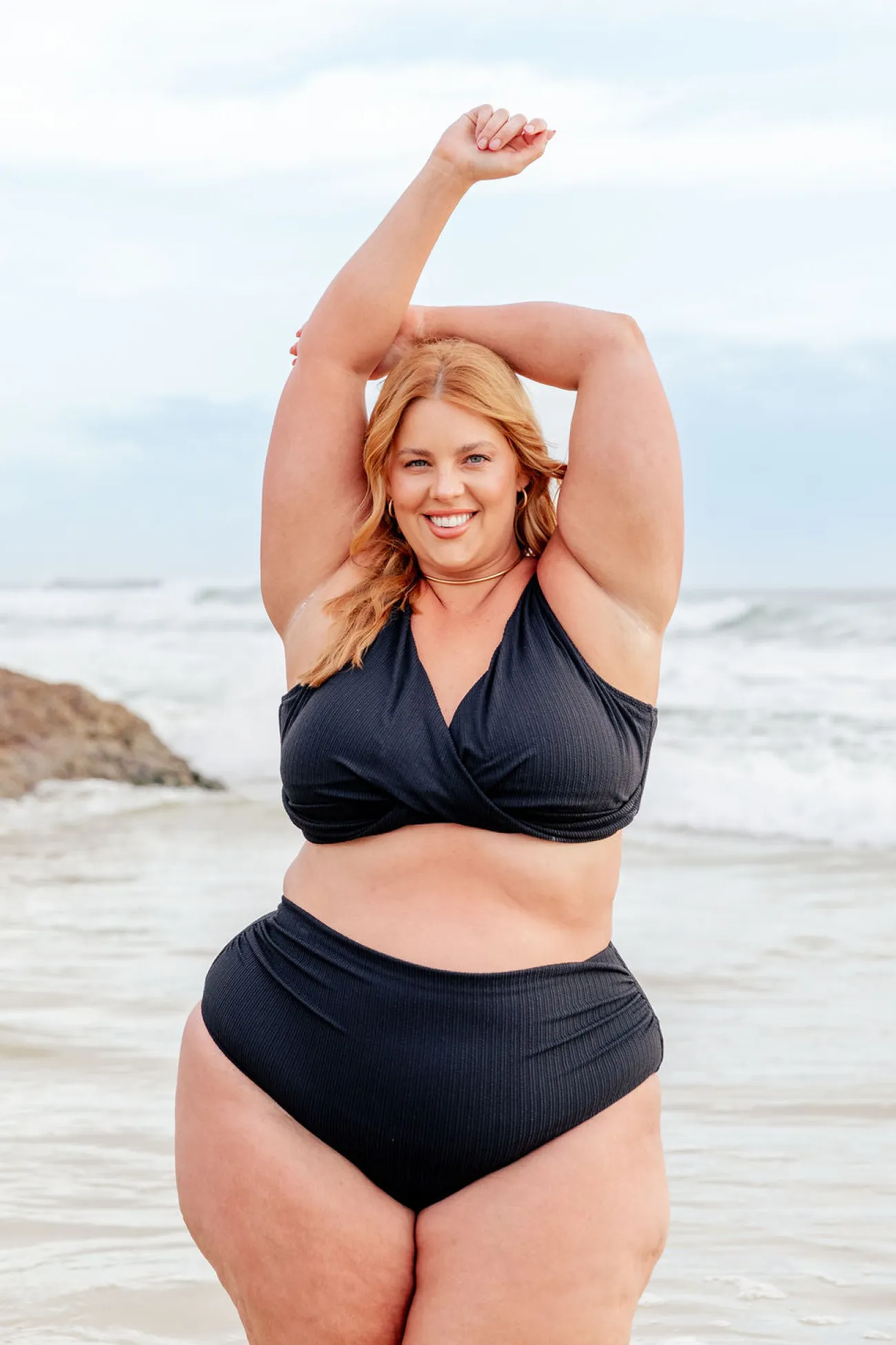 Proud Poppy Clothing Miami Bikini Pants in Black Clearance