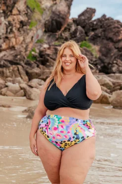 Proud Poppy Clothing Miami Bikini Pants in Kasey Swim by Kasey Rainbow Clearance