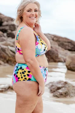 Proud Poppy Clothing Miami Bikini Pants in Kasey Swim by Kasey Rainbow Clearance