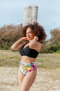 Proud Poppy Clothing Miami Bikini Pants in Kasey Swim by Kasey Rainbow Clearance