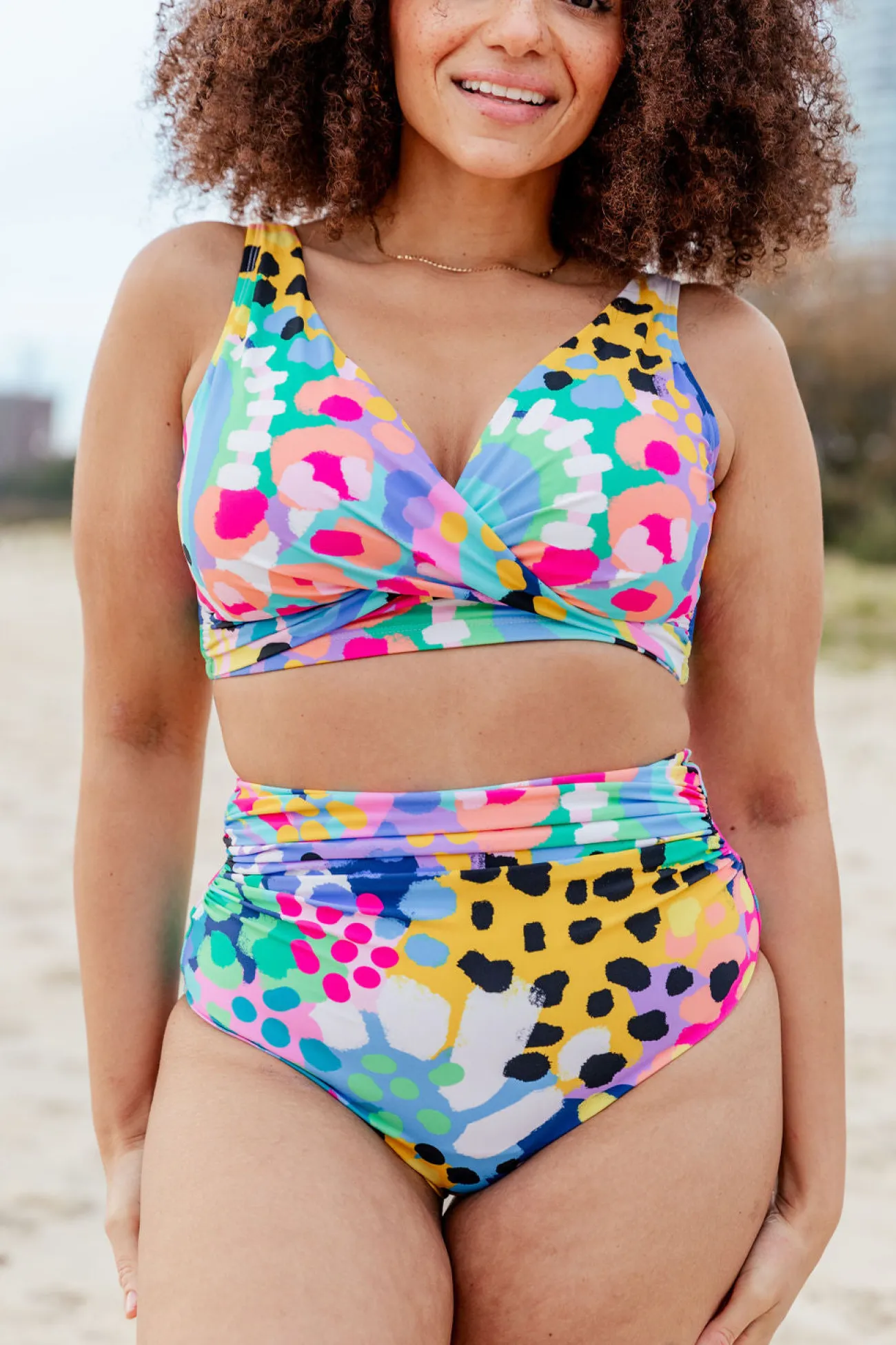 Proud Poppy Clothing Miami Bikini Pants in Kasey Swim by Kasey Rainbow Clearance
