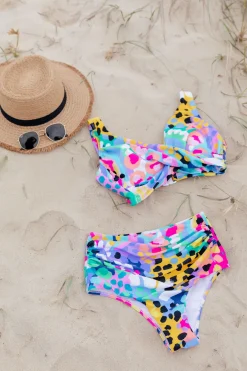 Proud Poppy Clothing Miami Bikini Pants in Kasey Swim by Kasey Rainbow Clearance