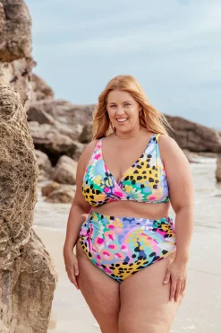 Proud Poppy Clothing Miami Bikini Pants in Kasey Swim by Kasey Rainbow Clearance