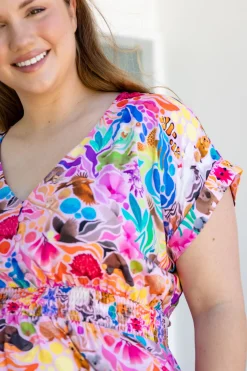 Proud Poppy Clothing Millie Dress in Aussie Lilac by Kasey Rainbow Hot