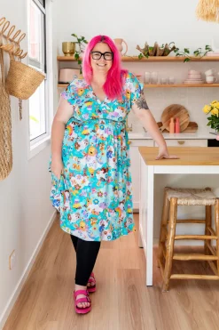 Proud Poppy Clothing Millie Dress in Kutopia by Kasey Rainbow KutopiabyKaseyRainbow Online