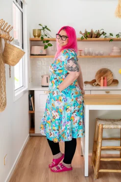 Proud Poppy Clothing Millie Dress in Kutopia by Kasey Rainbow KutopiabyKaseyRainbow Online