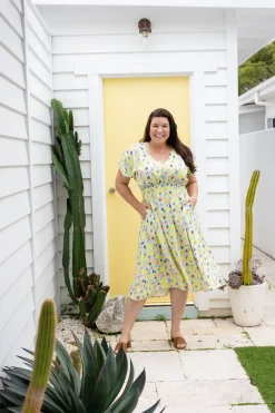 Proud Poppy Clothing Millie Midi Dress in Diced Fashion