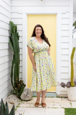 Proud Poppy Clothing Millie Midi Dress in Diced Fashion