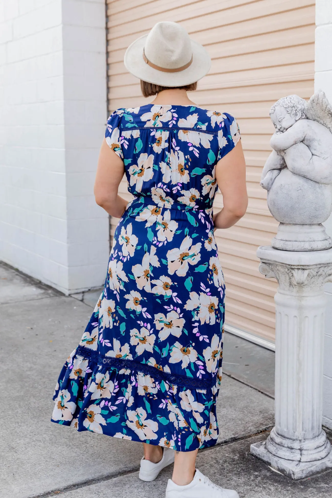 Proud Poppy Clothing Milly Navy Floral Maxi Dress Fashion