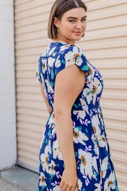 Proud Poppy Clothing Milly Navy Floral Maxi Dress Fashion