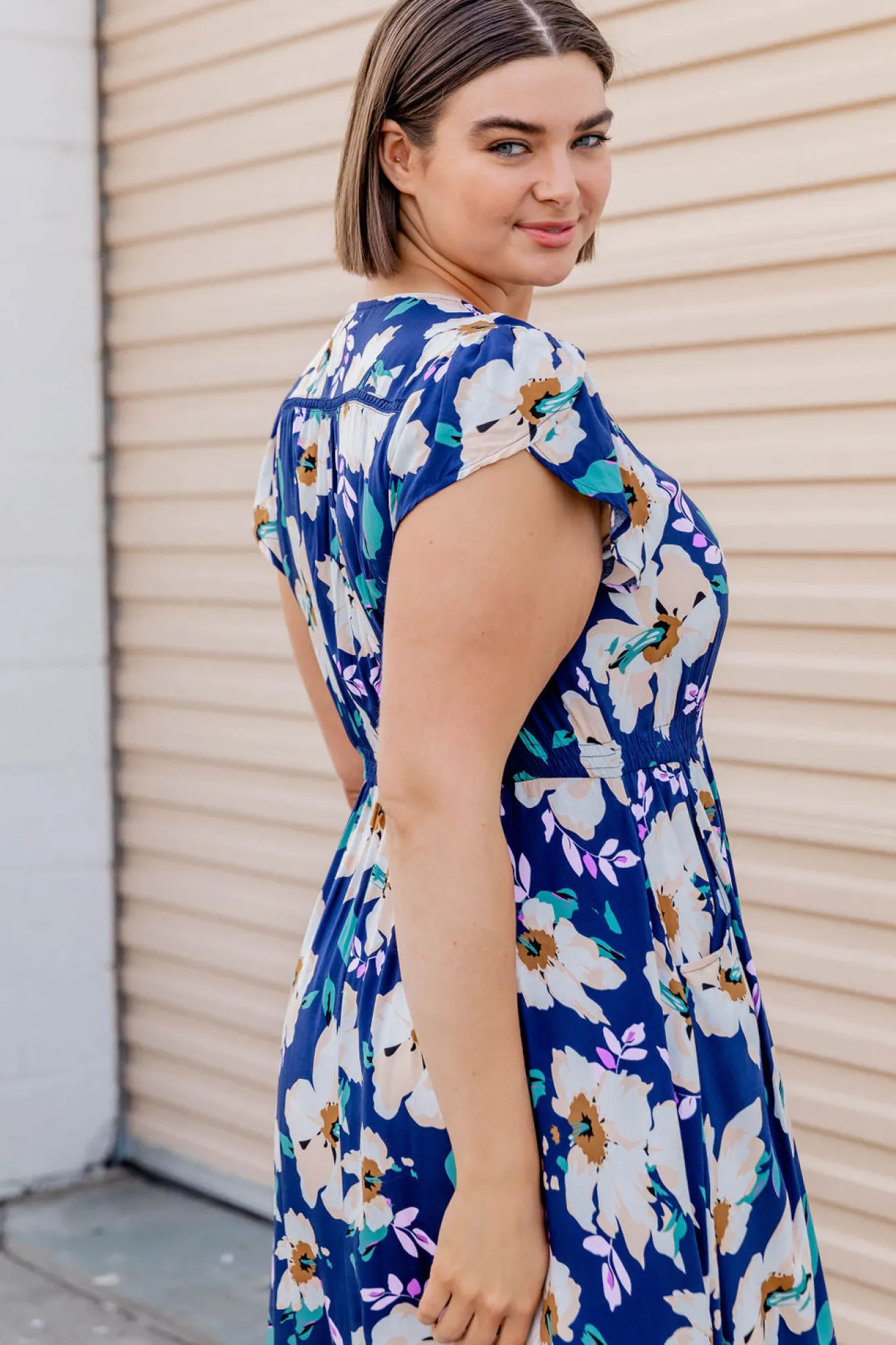 Proud Poppy Clothing Milly Navy Floral Maxi Dress Fashion