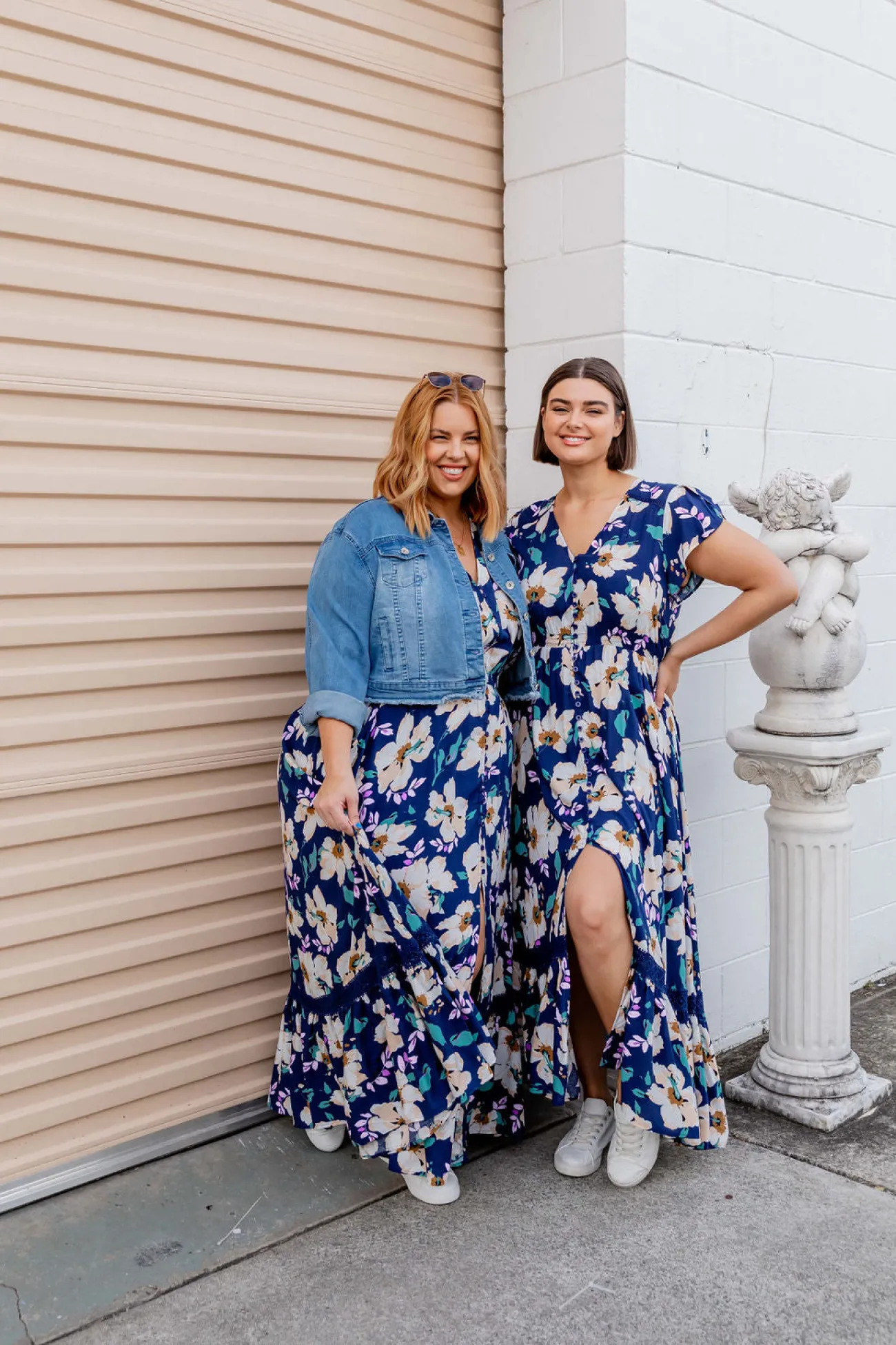 Proud Poppy Clothing Milly Navy Floral Maxi Dress Fashion