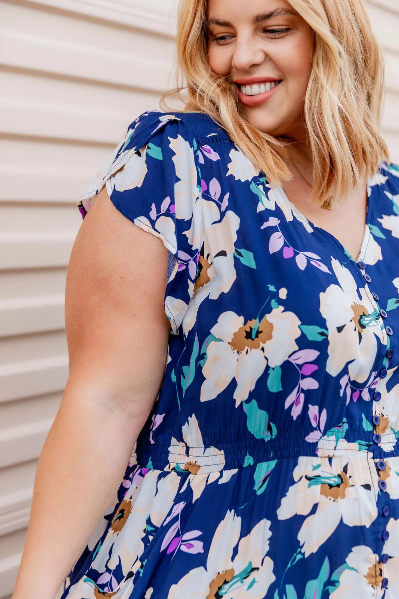 Proud Poppy Clothing Milly Navy Floral Maxi Dress Fashion
