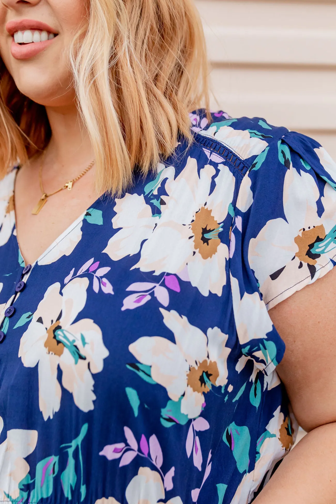 Proud Poppy Clothing Milly Navy Floral Maxi Dress Fashion