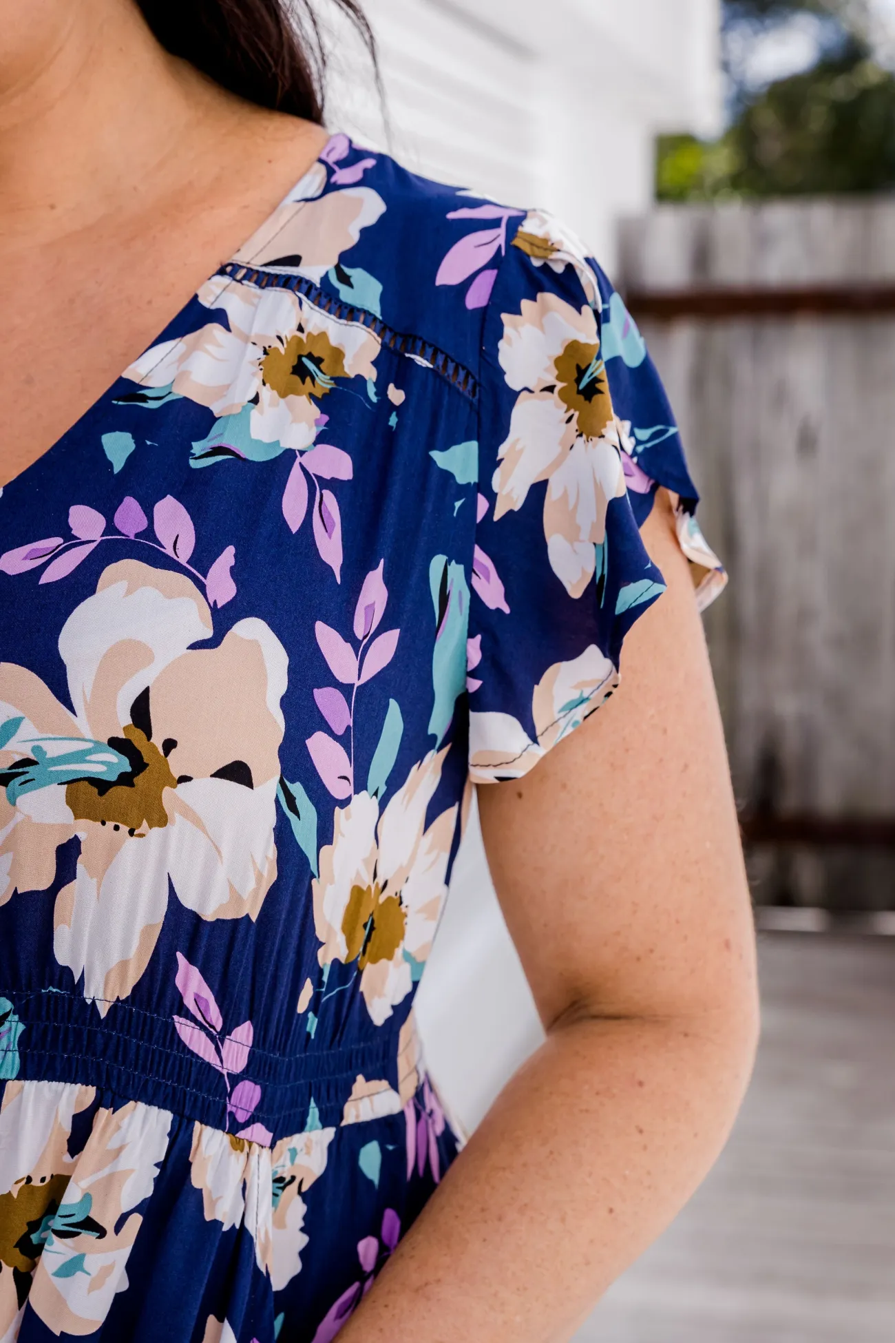 Proud Poppy Clothing Milly Navy Floral Maxi Dress Fashion