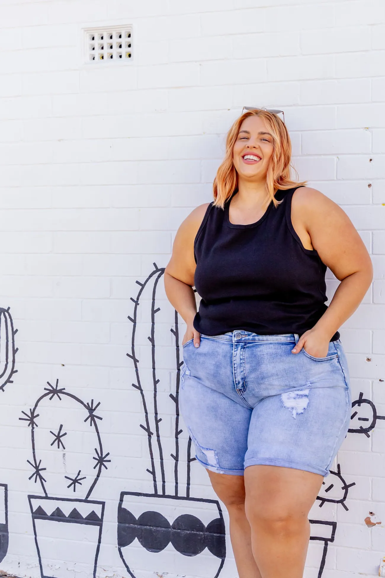 Proud Poppy Clothing Molly Denim Shorts Clearance