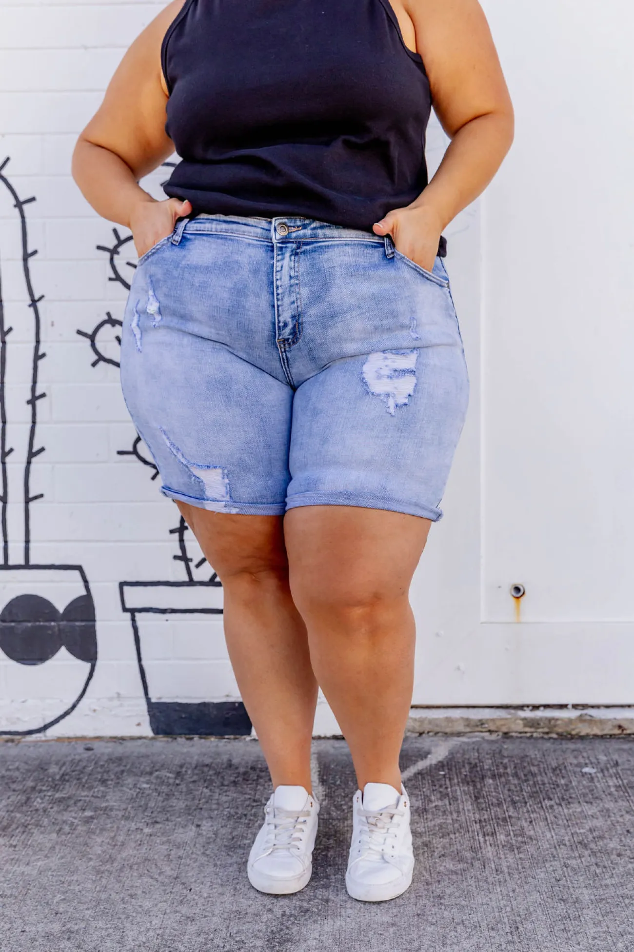 Proud Poppy Clothing Molly Denim Shorts Clearance