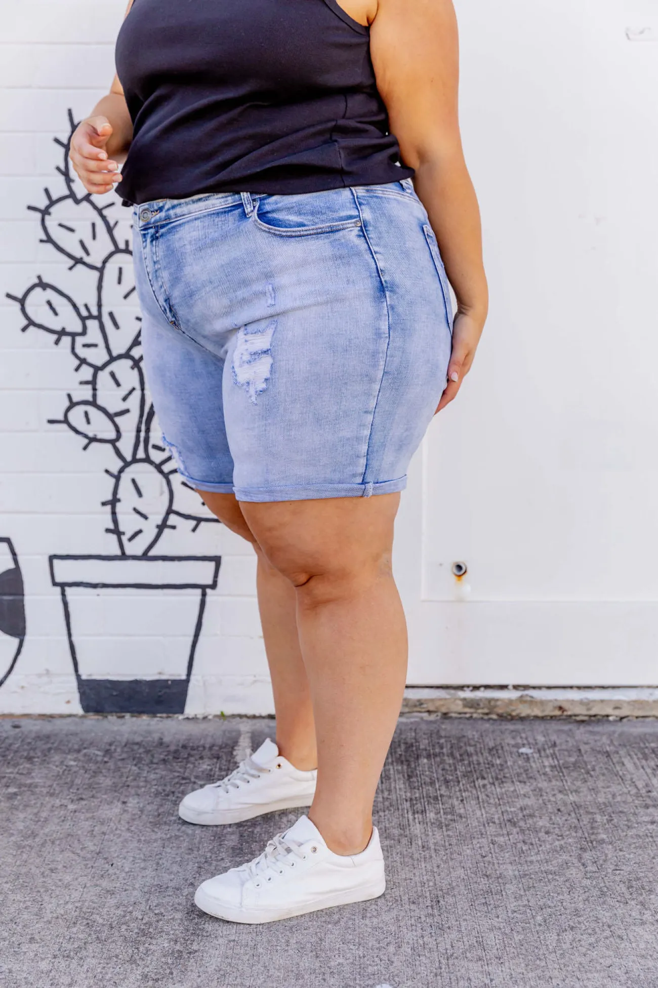 Proud Poppy Clothing Molly Denim Shorts Clearance