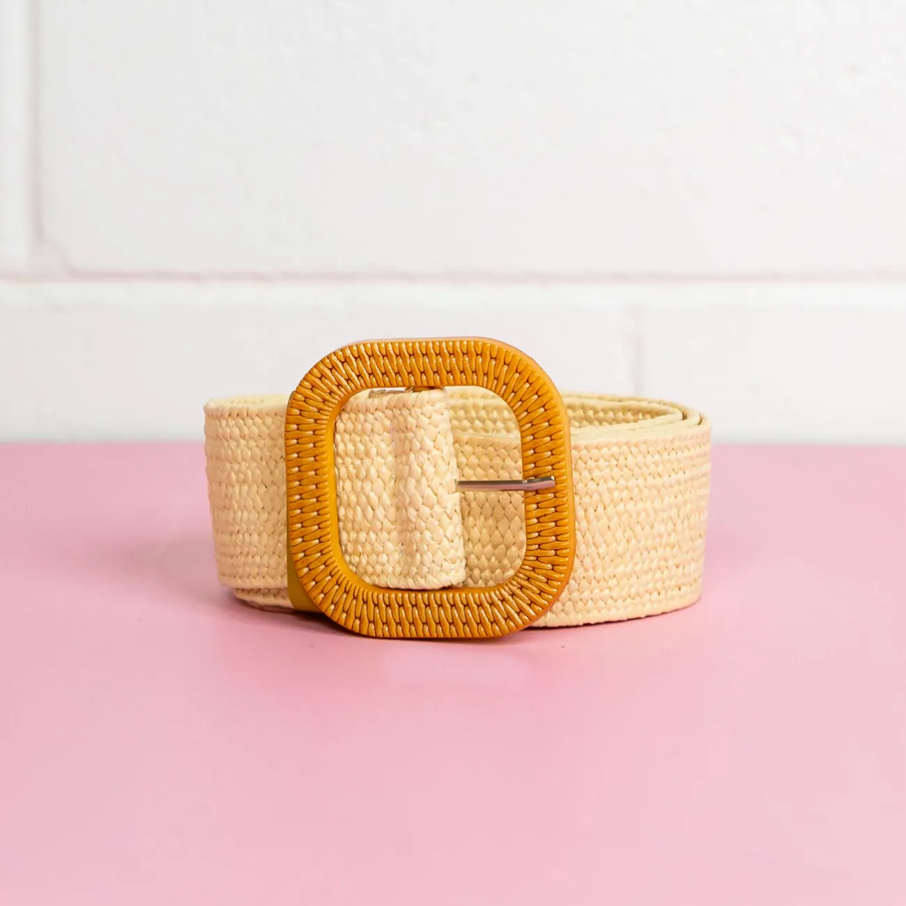 Proud Poppy Clothing Morgan Belt in Cream Clearance