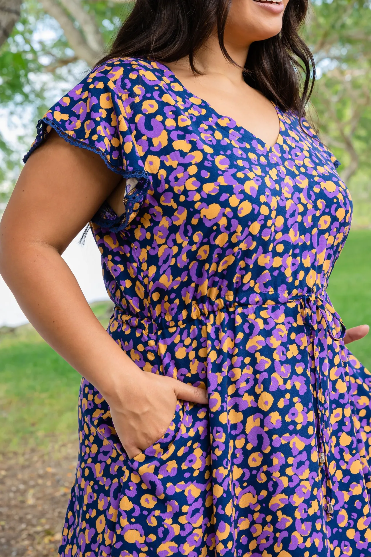 Proud Poppy Clothing Naomi Maxi Dress in Purple Leopard PurpleLeopard Hot
