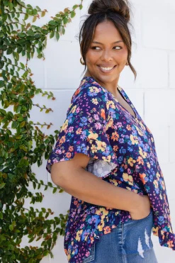 Proud Poppy Clothing Natalie Top in Posie Online