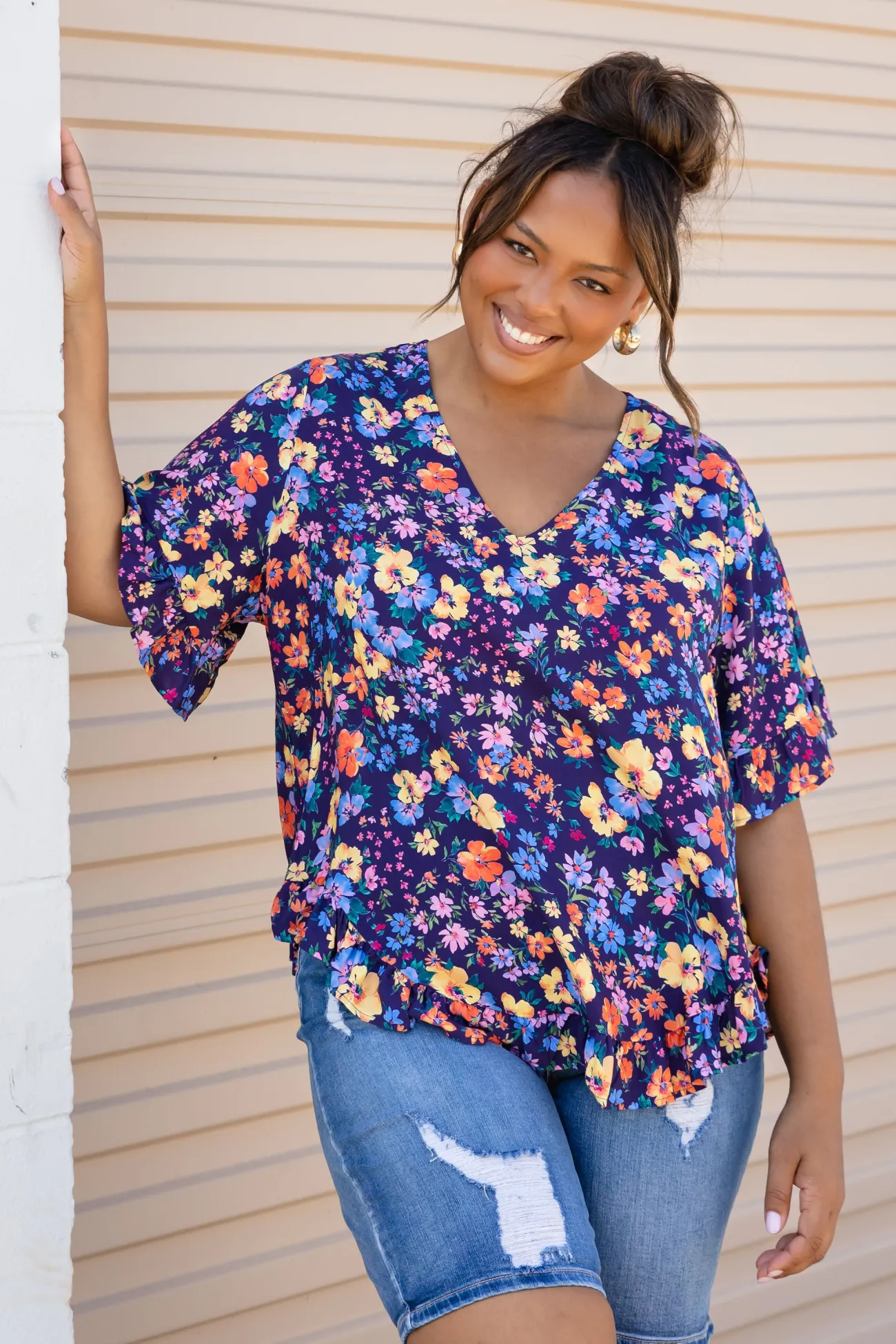 Proud Poppy Clothing Natalie Top in Posie Online